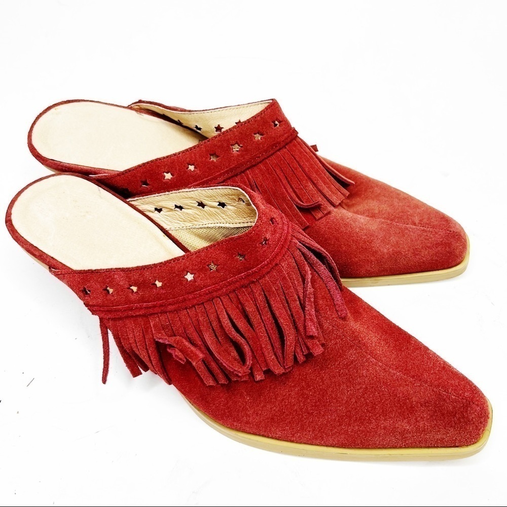 American West | Vintage Y2K Fringe Mules
